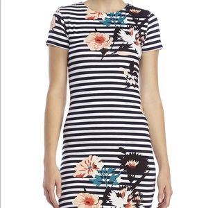 French Connection Stripped Bodycon Dress